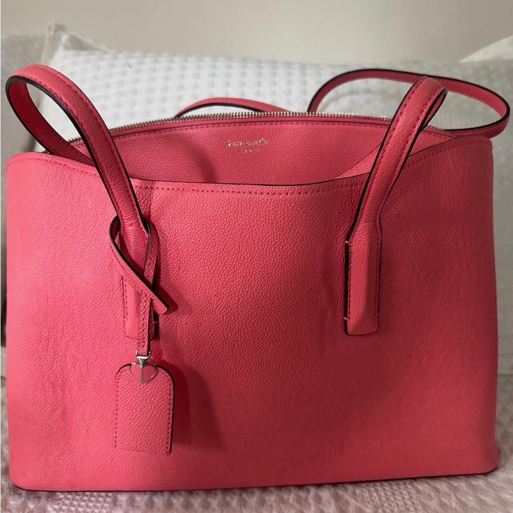 Kate Spade Coral Leather Tote